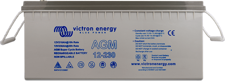 12V/200Ah AGM Telecomm Batt. (M8) Victron